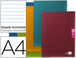 Libreta Liderpapel Scriptus A4 48h 90g/m² horizontal colores surtidos